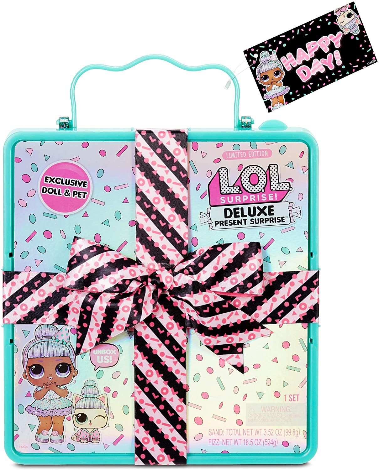 L.O.L. SURPRISE PRESENT SURPRISE- TEAL - Toyworld Frankston