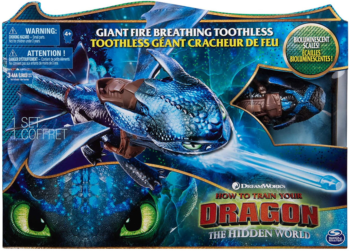 DRAGON FIRE BREATHING TOOTHLESS