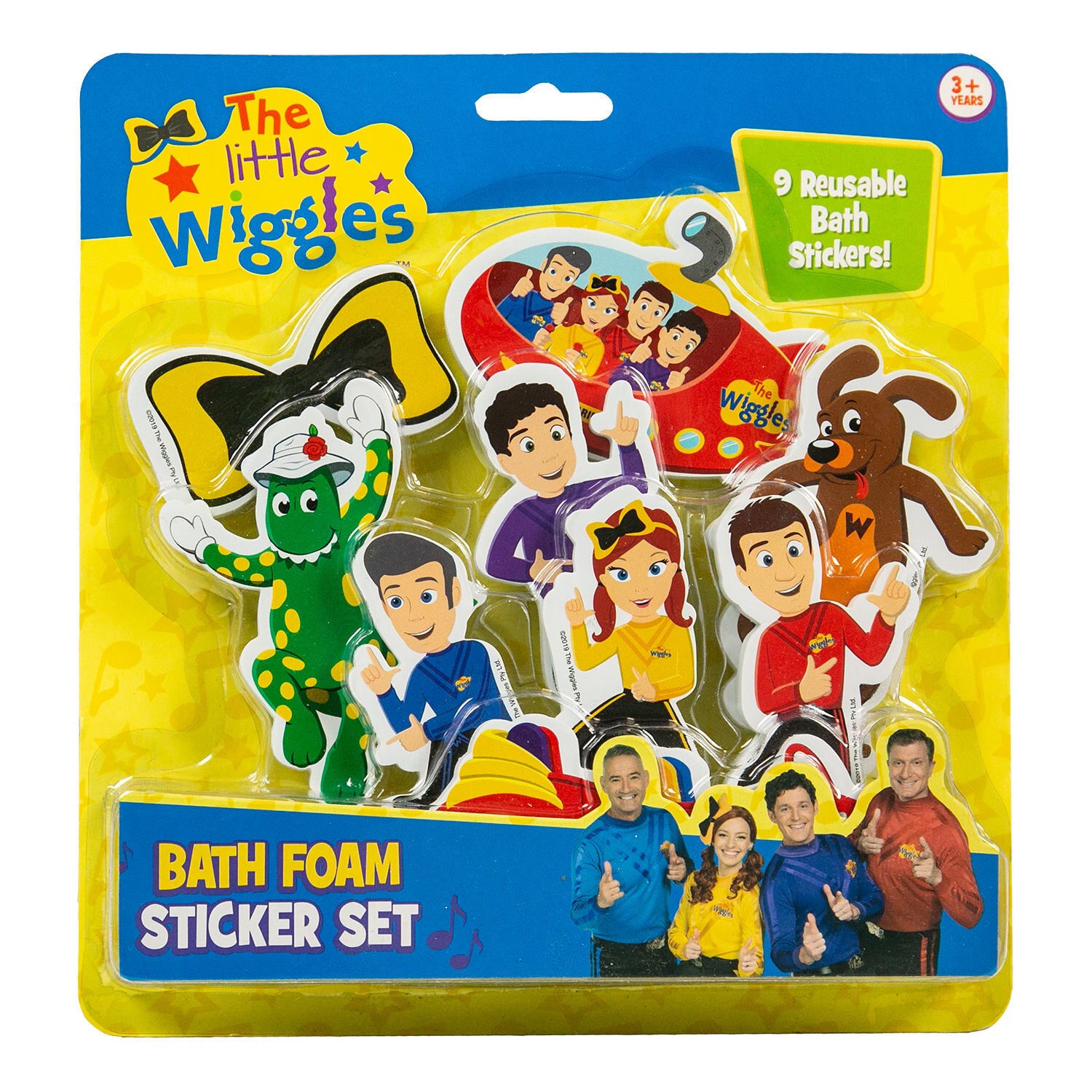 WIGGLES BATH FOAM STICKER SET - Toyworld Frankston