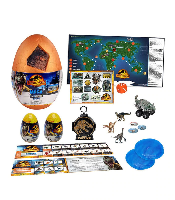 JURASSIC WORLD CAPTIVZ DOMINION MEGA EGG - Toyworld Frankston