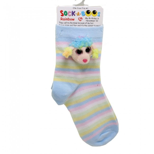 TY SOCK A BOOS RAINBOW - Toyworld Frankston