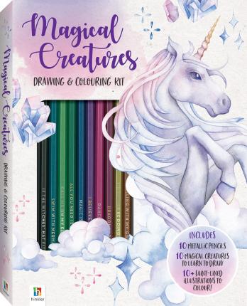MAGICAL CREATURES  COLOURING KITS - UNICORN - Toyworld Frankston