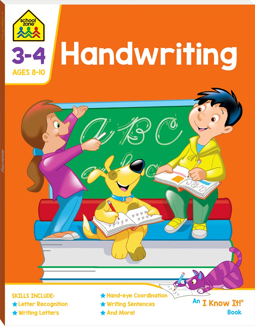 SCHOOL ZONE HANDWRITING: AN I KNOW IT! BOOK - Toyworld Frankston