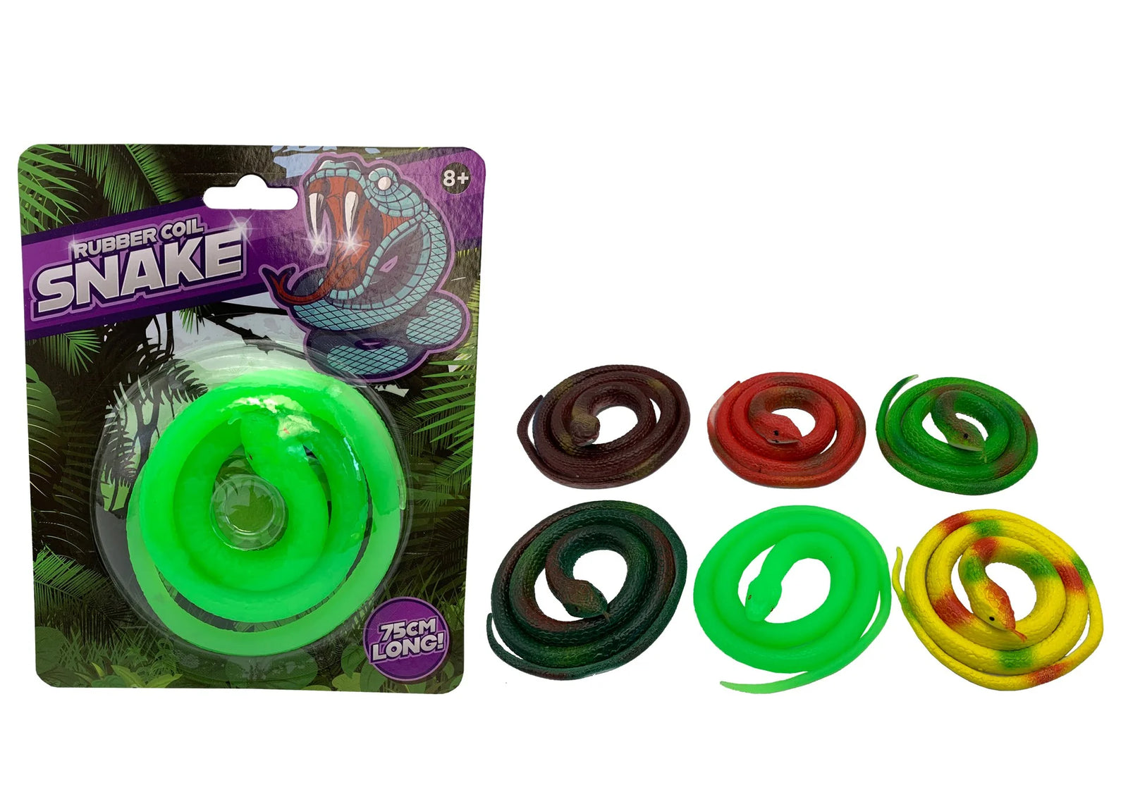 RUBBER COIL SNAKE - Toyworld Frankston