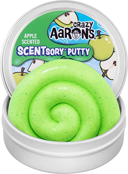 CRAZY AARON'S THINKING PUTTY CRISP APPLE SCENTSORY PUTTY - Toyworld Frankston