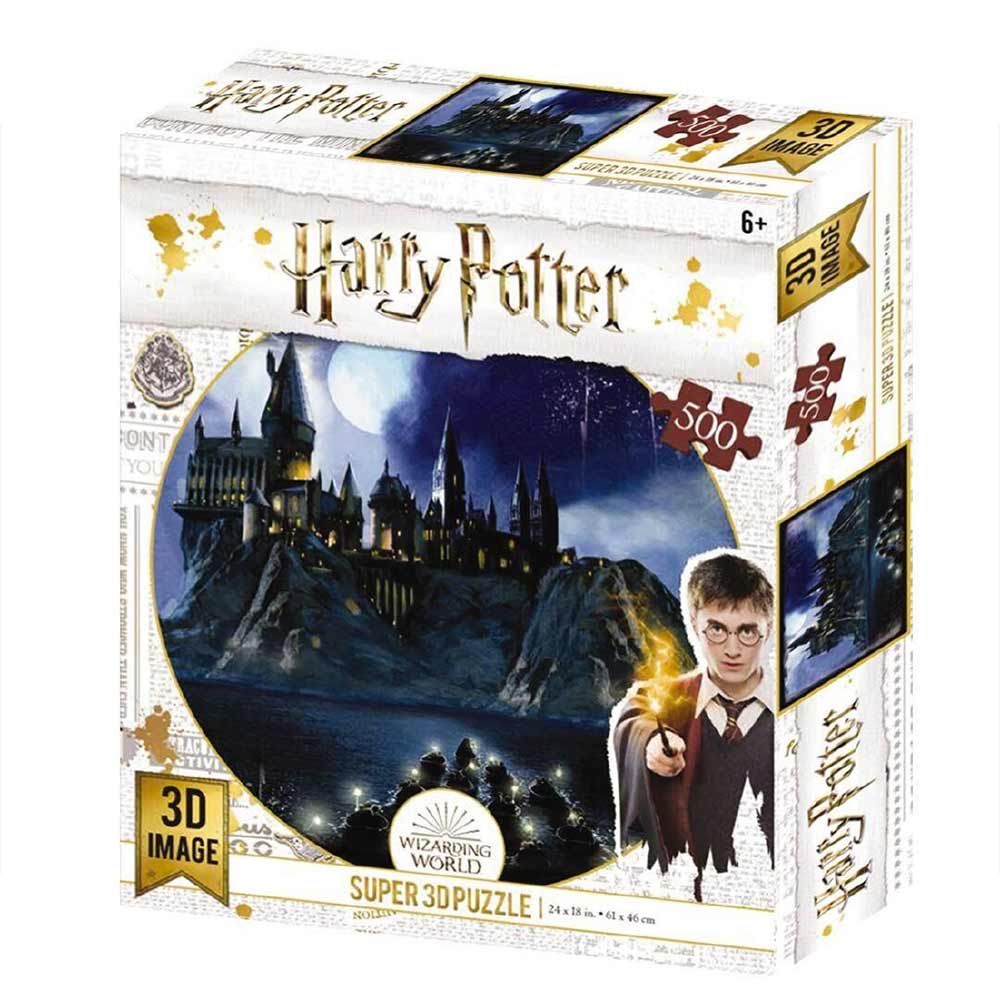 SUPER 3D 500 PC HARRY POTTER ASSORTMENT - Toyworld Frankston