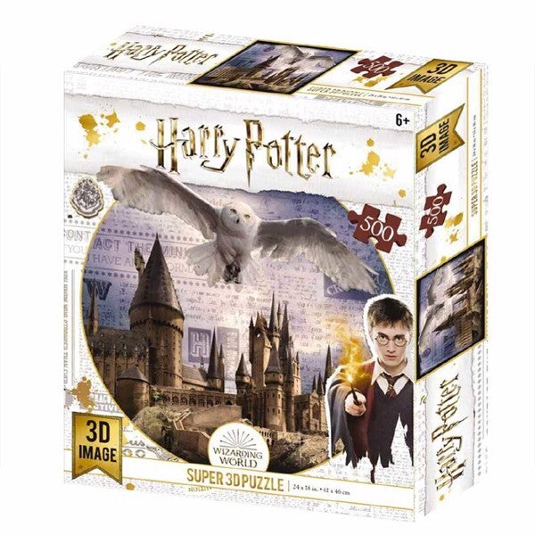SUPER 3D 500 PC HARRY POTTER ASSORTMENT - Toyworld Frankston