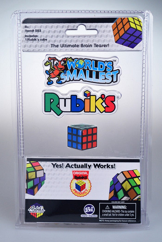 WORLD'S SMALLEST RUBIK CUBE - Toyworld Frankston