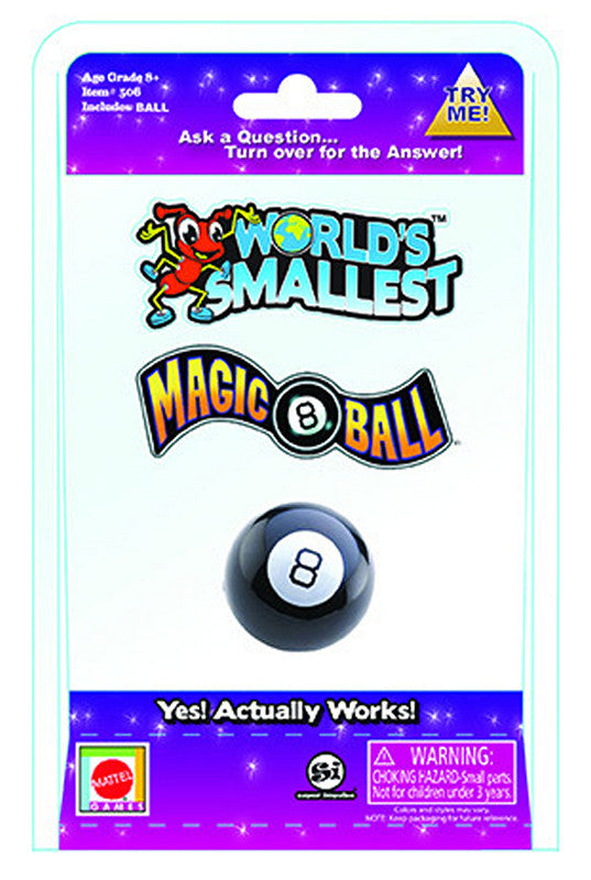WORLDS SMALLEST MAGIC 8 BALL - Toyworld Frankston