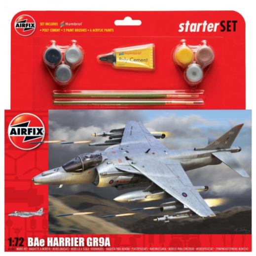AIRFIX STARTER SET HARRIER GR9 1:72 - Toyworld Frankston