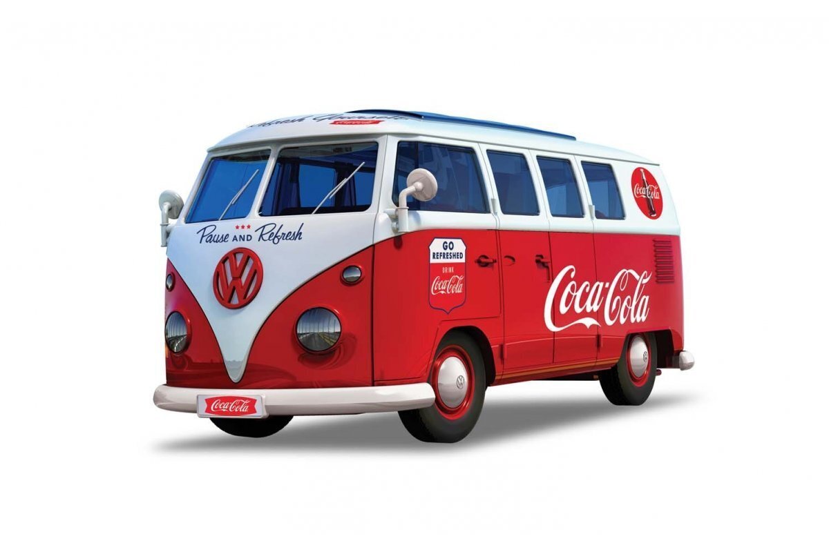 AIRFIX QUICKBUILD COCA COLA VW CAMPER - Toyworld Frankston