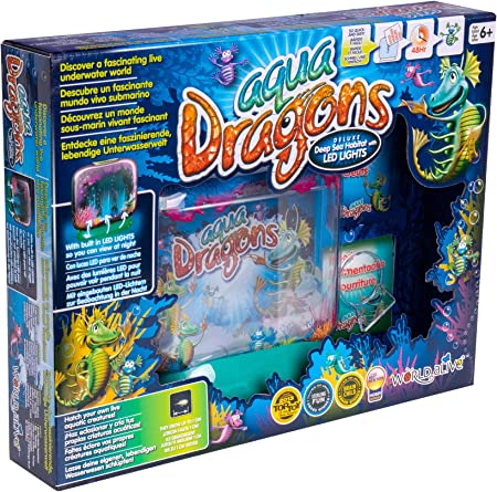 AQUA DRAGONS - COLOUR CHANGING DEEP SEA HABITAT WITH LED LIGHTS - Toyworld Frankston