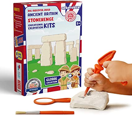 ARKEROBOX EDUCATIONAL EXCAVATION KIT - ANCIENT BRITAIN - STONEHENGE - Toyworld Frankston