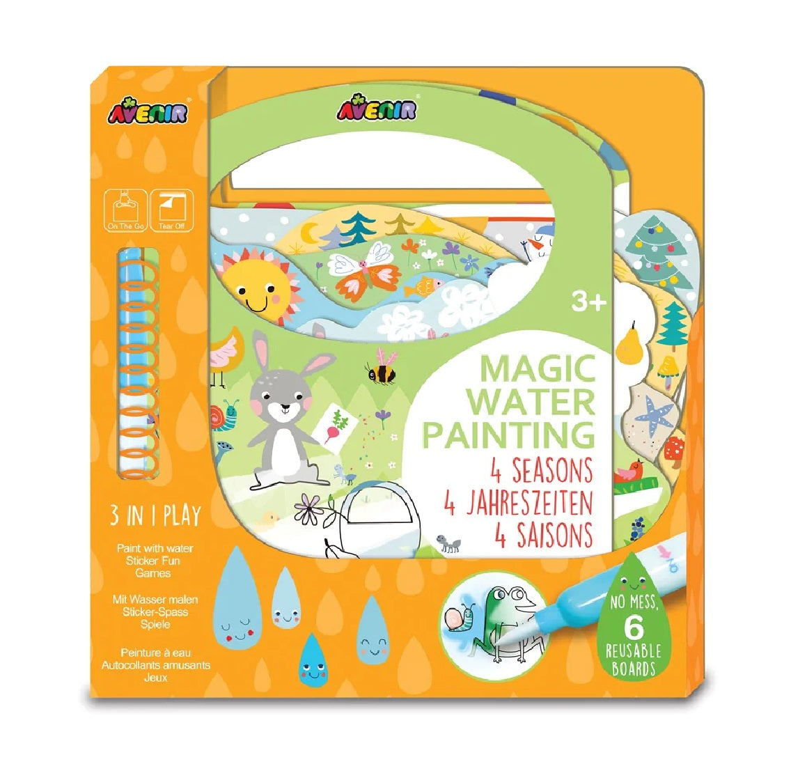 AVENIR MAGIC WATER PAINTING 4 SEASONS - Toyworld Frankston