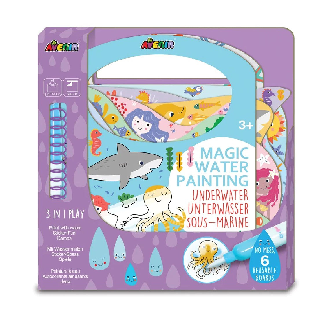 AVENIR MAGIC WATER PAINTING UNDERWATER - Toyworld Frankston