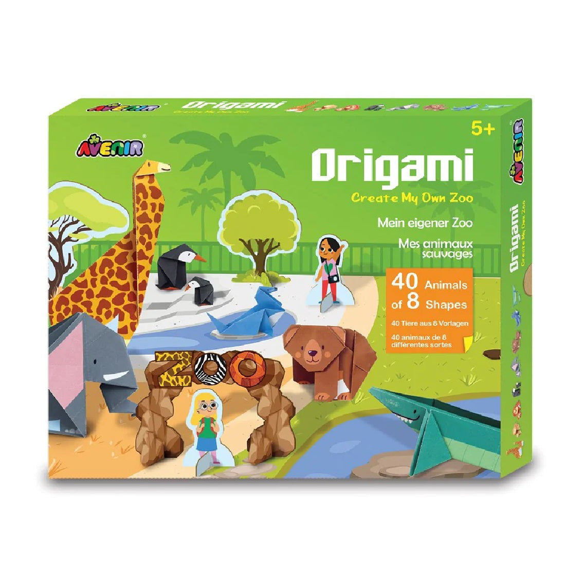 AVENIR ORIGAMI - CREATE MY OWN ZOO - Toyworld Frankston