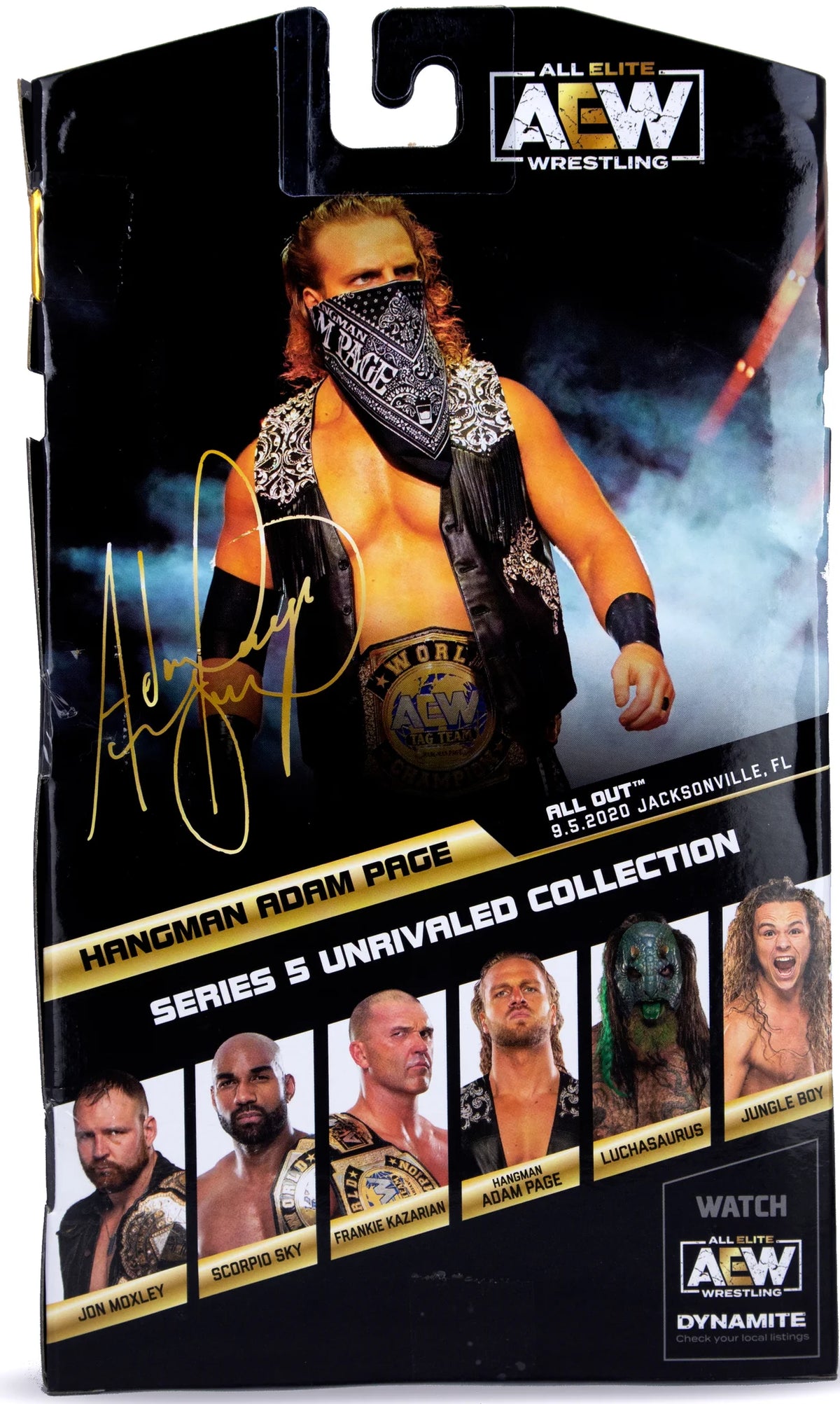 AEW UNRIVALED FIGURE PACK - ADAM PAGE - Toyworld Frankston