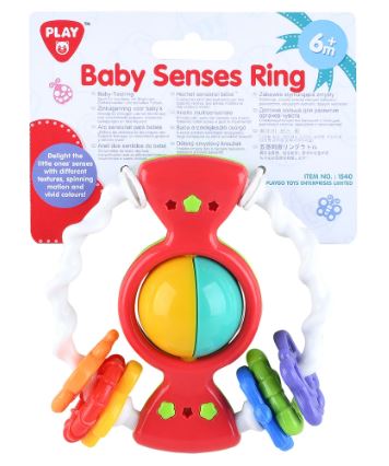 PLAYGO BABY SENSES RING 6 MONTHS PLUS - Toyworld Frankston