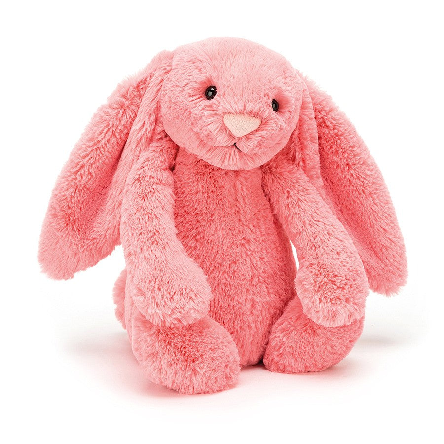 JELLYCAT BASHFUL CORAL BUNNY SMALL - Toyworld Frankston