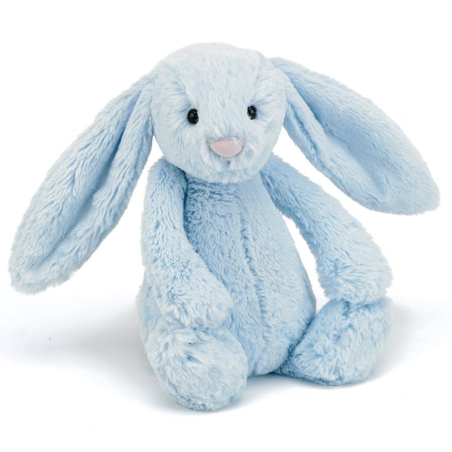 JELLYCAT BASHFUL BLUE BUNNY MEDIUM - Toyworld Frankston
