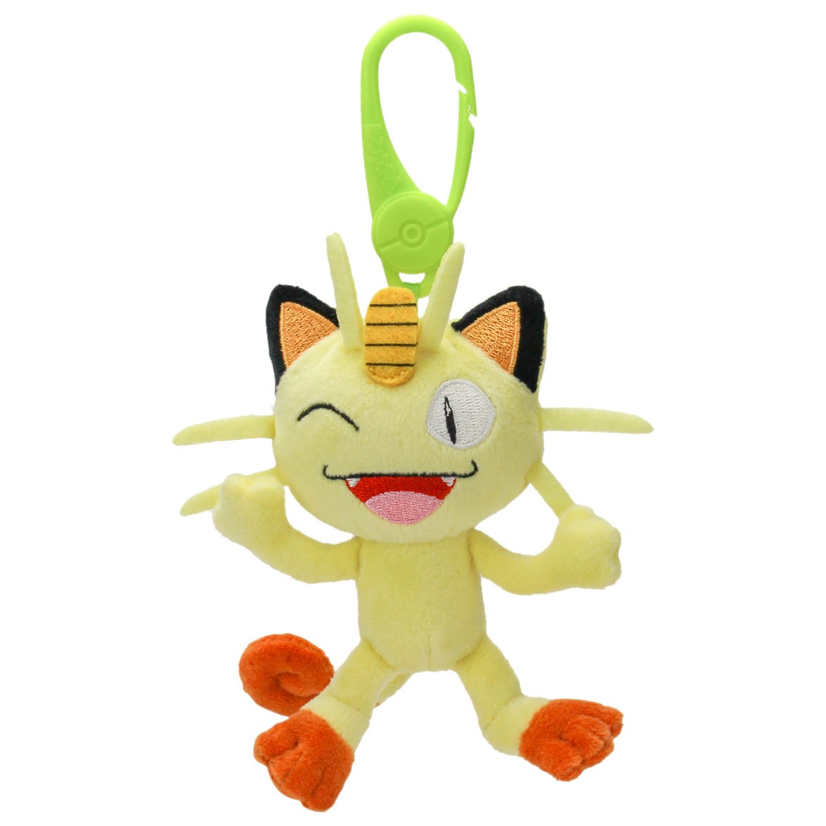 POKEMON PLUSH CLIP ON MEOWTH - Toyworld Frankston