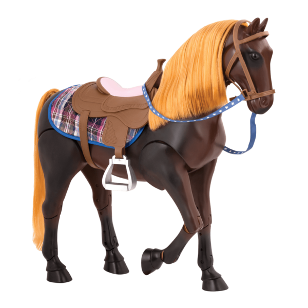 OUR GENERATION THOROUGHBRED POSEABLE HORSE THOROUGHBRED POSEABLE HORSE - Toyworld Frankston