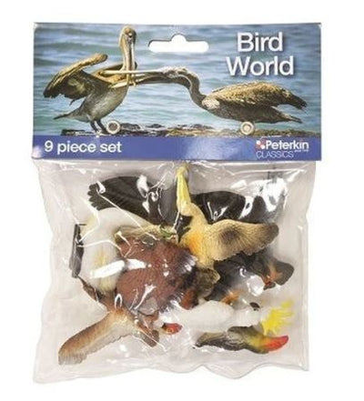 PETERKIN BIRDS WORLD 9PC FIGURES - Toyworld Frankston