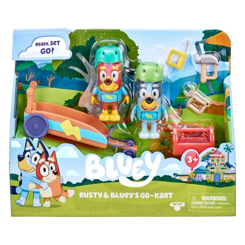 BLUEY - RUSTY & BLUEY'S GO KART - Toyworld Frankston