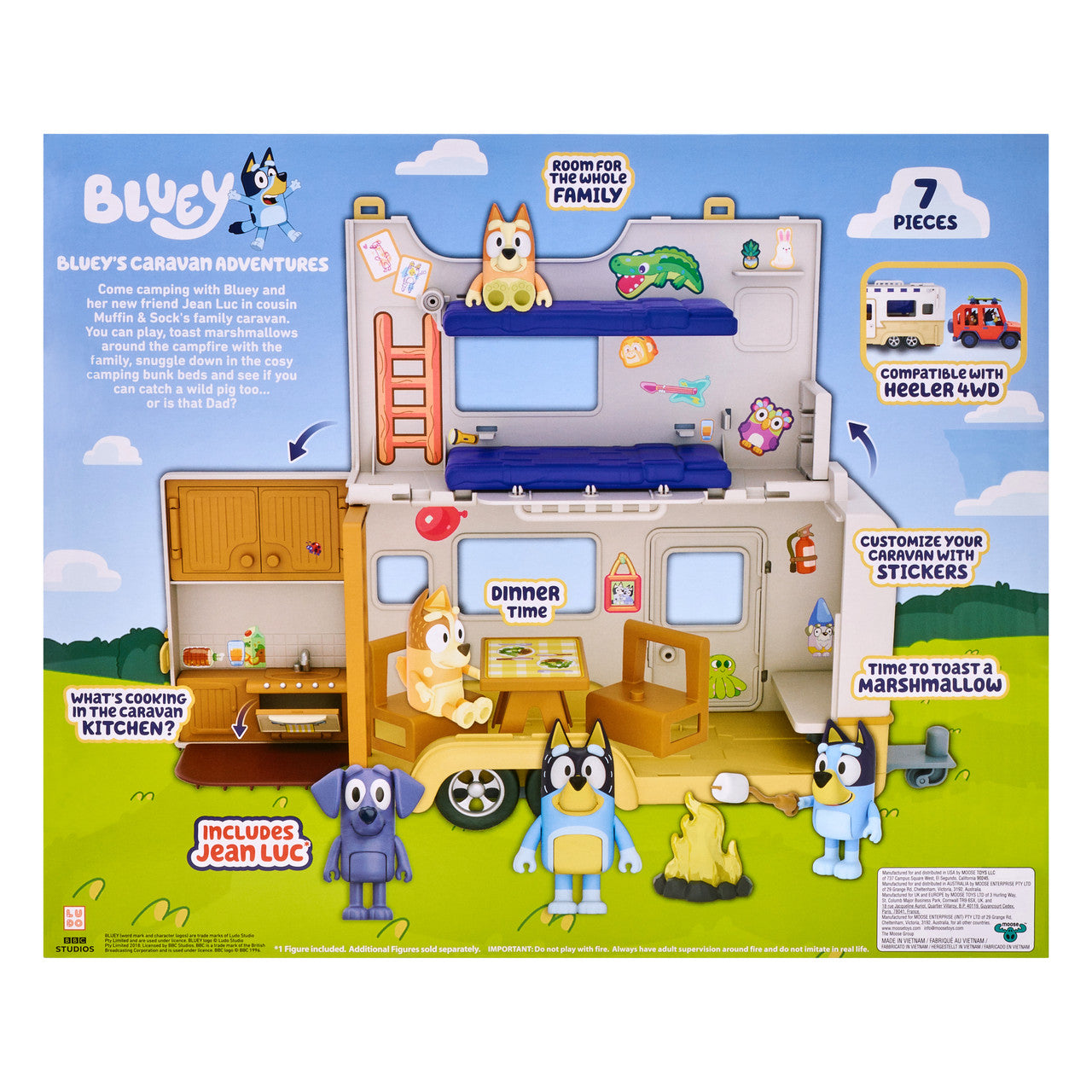 BLUEY S5 CAMPERVAN PLAYSET - Toyworld Frankston