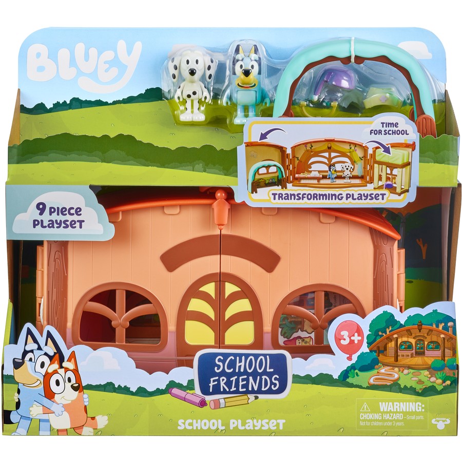 BLUEY S7 CALYPSO'S SCHOOL PLAYSET - Toyworld Frankston