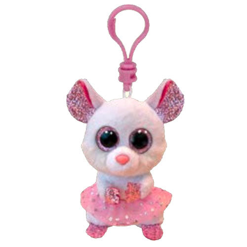 BEANIE BOOS CLIP NINA MOUSE W/ TUTU - Toyworld Frankston