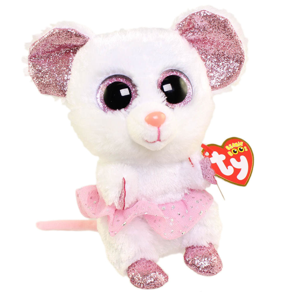 TY BEANIE BOOS REGULAR NINA MOUSE - Toyworld Frankston