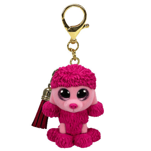 TY BEANIE BOO MINI - PATSY POODLE PINK CLIP - Toyworld Frankston