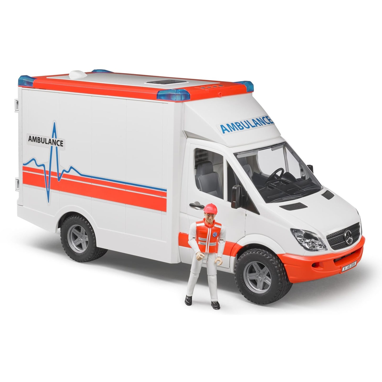 BR1:16 MB SPRINTER AMBULANCE WITH DRIVER - Toyworld Frankston