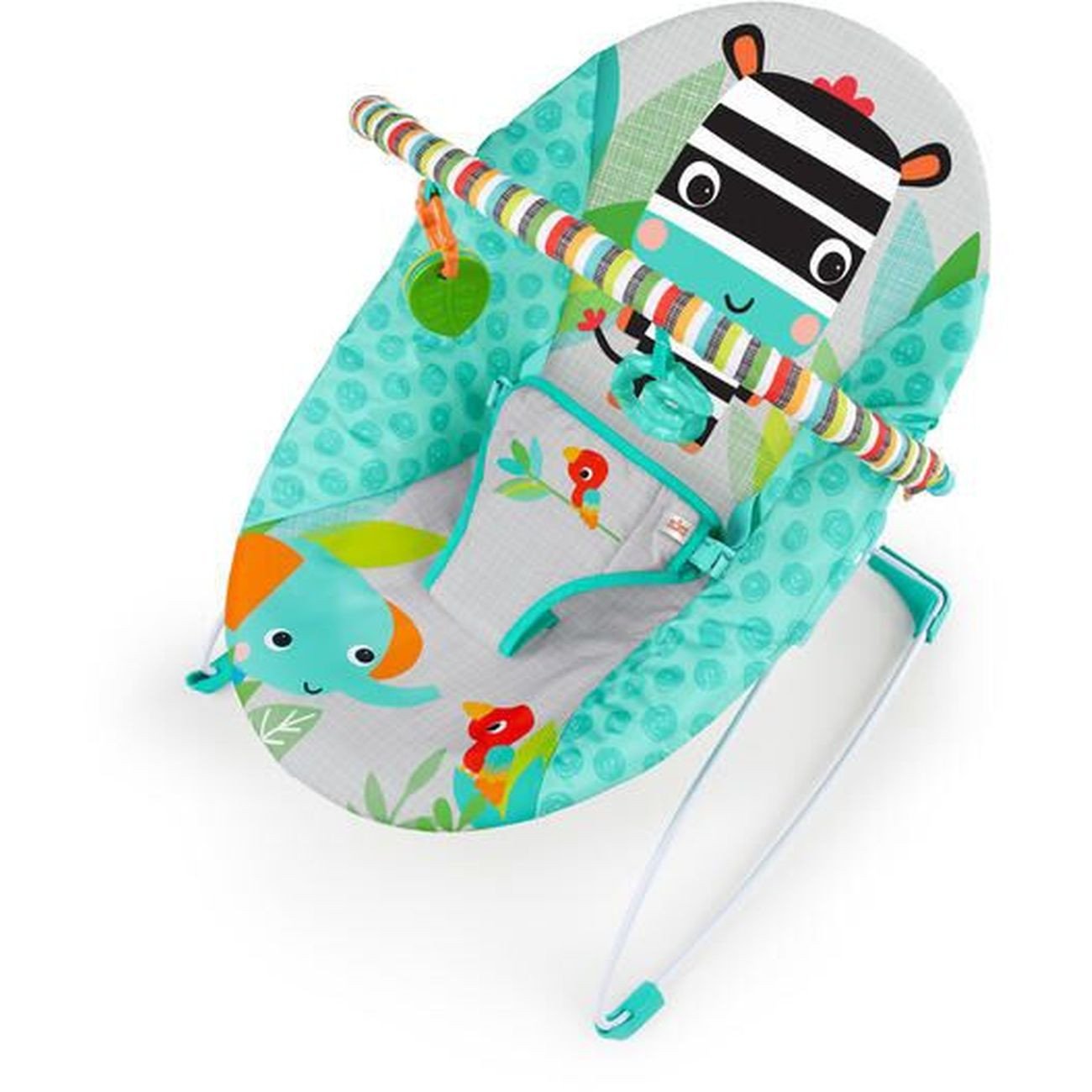 BRIGHT STARTS ZIGZAG SAFARI BOUNCER | BRIGHT STARTS | Toyworld Frankston