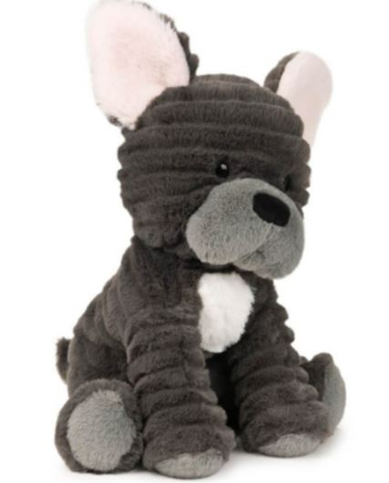 DOG:BULLDOG VELVET 25CM - Toyworld Frankston