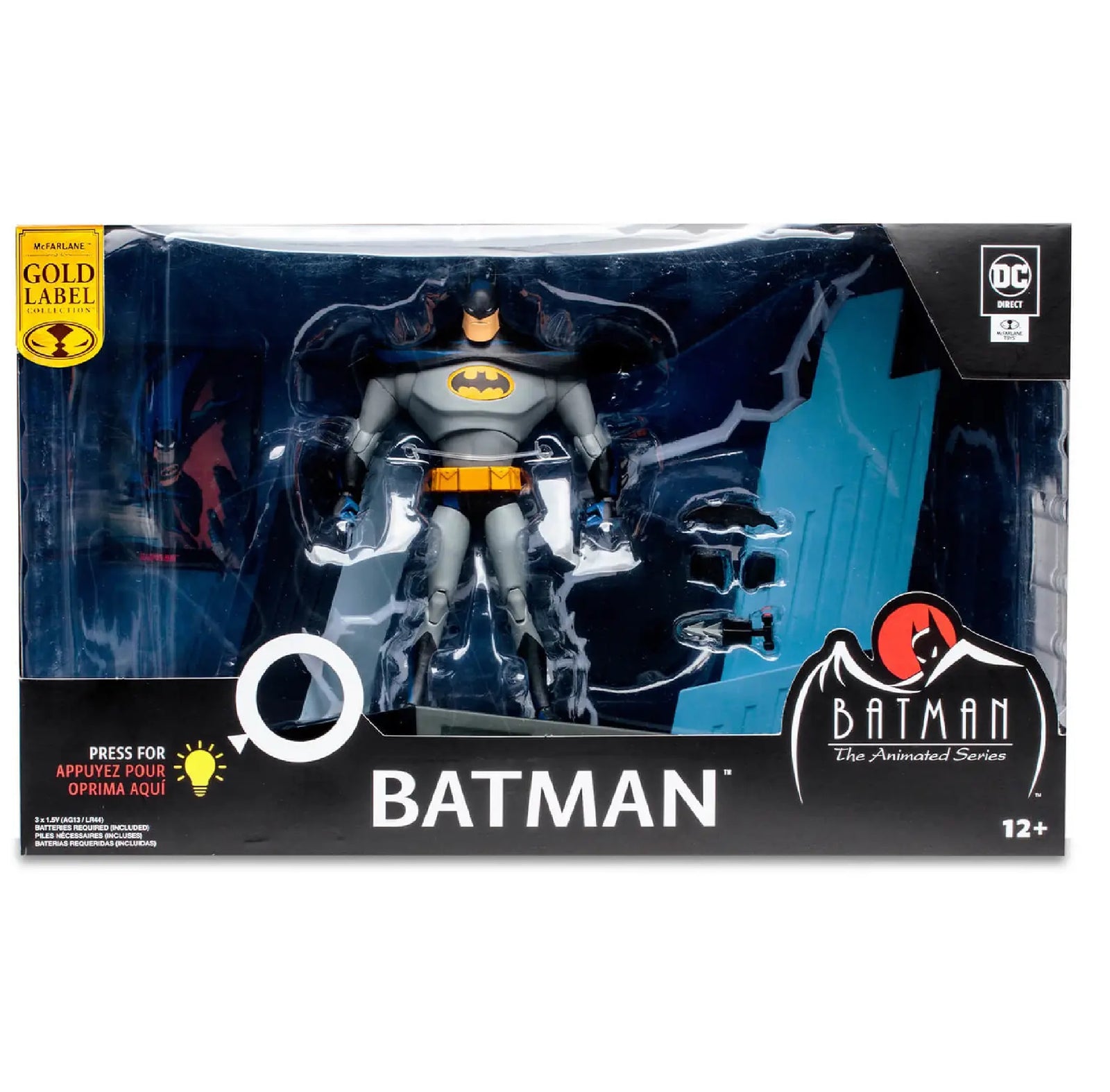 DC MULTIVERSE BATMAN 30TH ANNIVERSARY GOLD LABEL ANIMATED SERIES - Toyworld Frankston