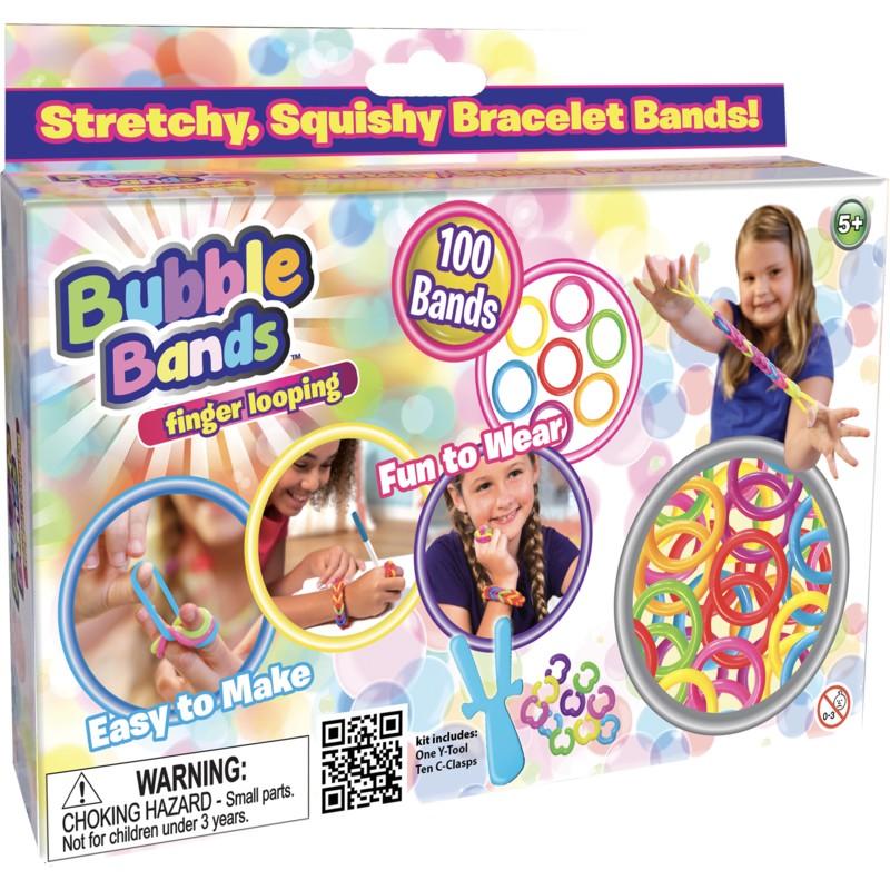 BUBBLE BANDS 100 PIECE SET - Toyworld Frankston
