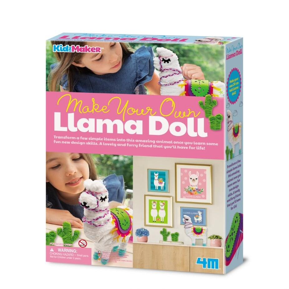MAKE YOUR OWN LLAMA DOLL | 4M | Toyworld Frankston