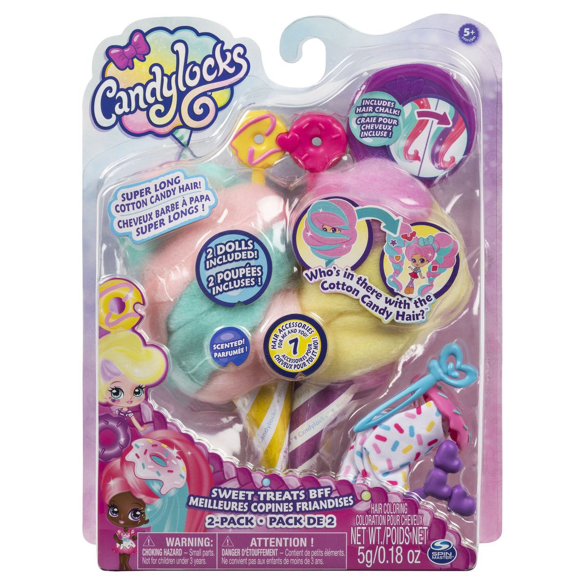 CANDYLOCKS DOLL SWEET TREATS BFF JILLY JELLY & DONNA NUT | CANDYLOCKS | Toyworld Frankston