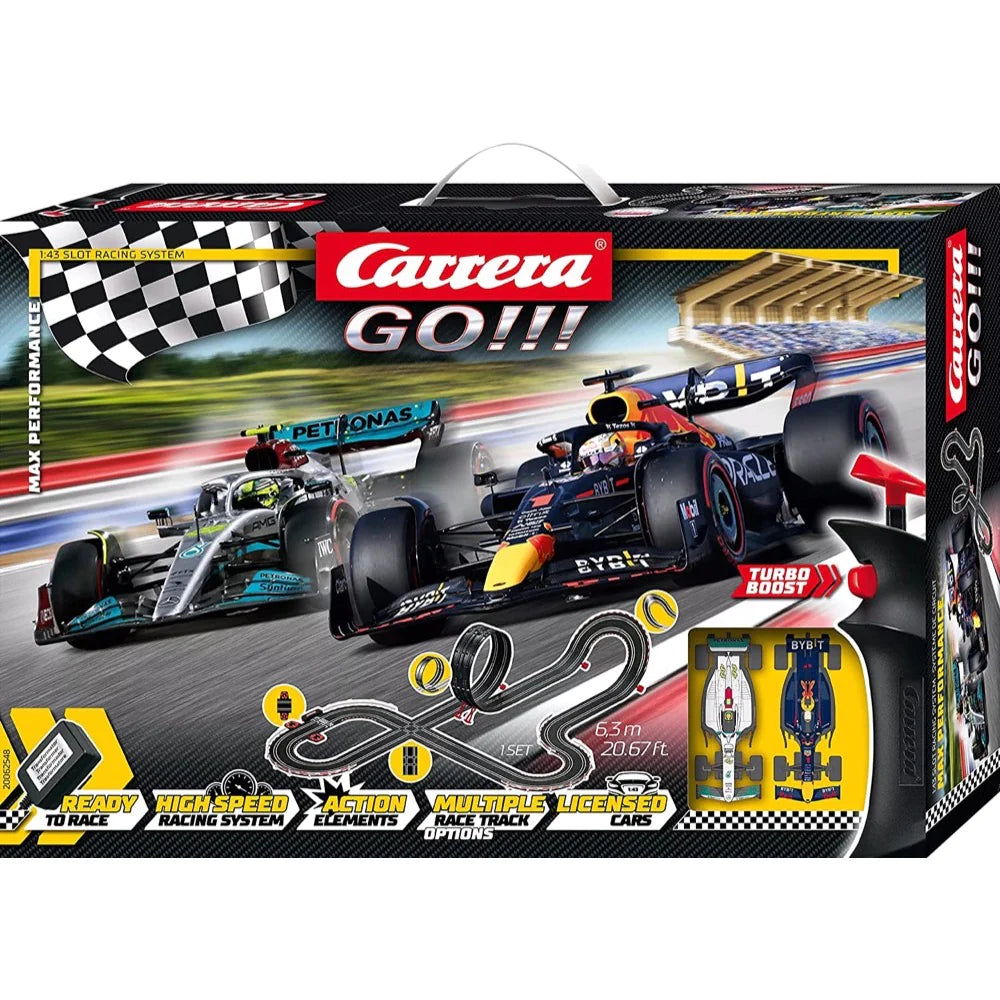 CARRERA GO!!! F-1 MAX PERFORMANCE - 6.3 METRE TRACK - Toyworld Frankston