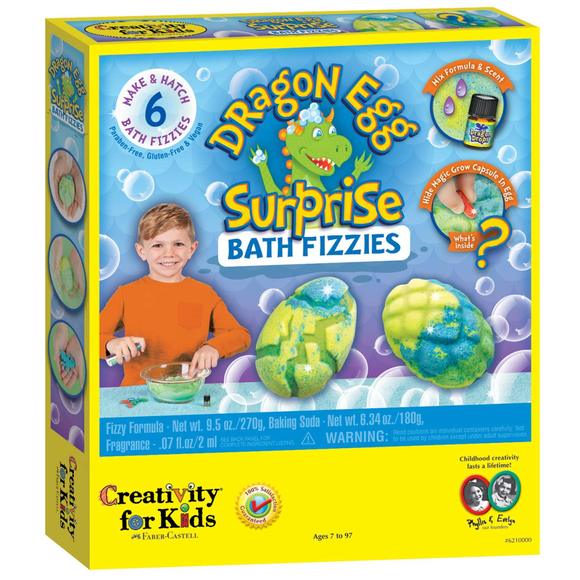 CREATIVITY FOR KIDS DRAGON EGG BATH FIZZIES - Toyworld Frankston