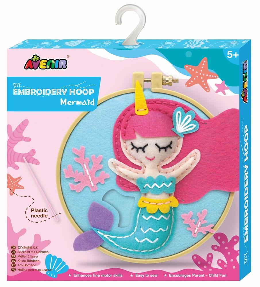 AVENIR - EMBROIDERY HOOP - MERMAID - Toyworld Frankston
