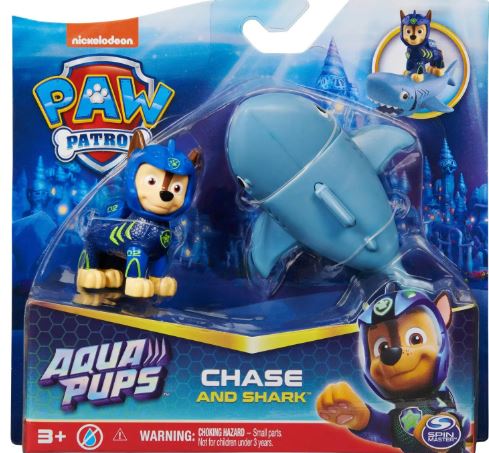 PAW PATROL AQUA HERO PUPS ASSORT - CHASE - Toyworld Frankston