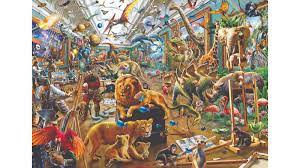 RAVENSBURGER - CHAOS IN THE GALLERY PUZZLE 1000 PC - Toyworld Frankston