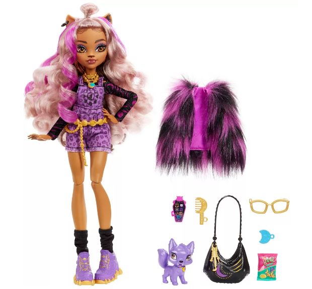 MONSTER HIGH DOLL CLAWDEEN WOLF