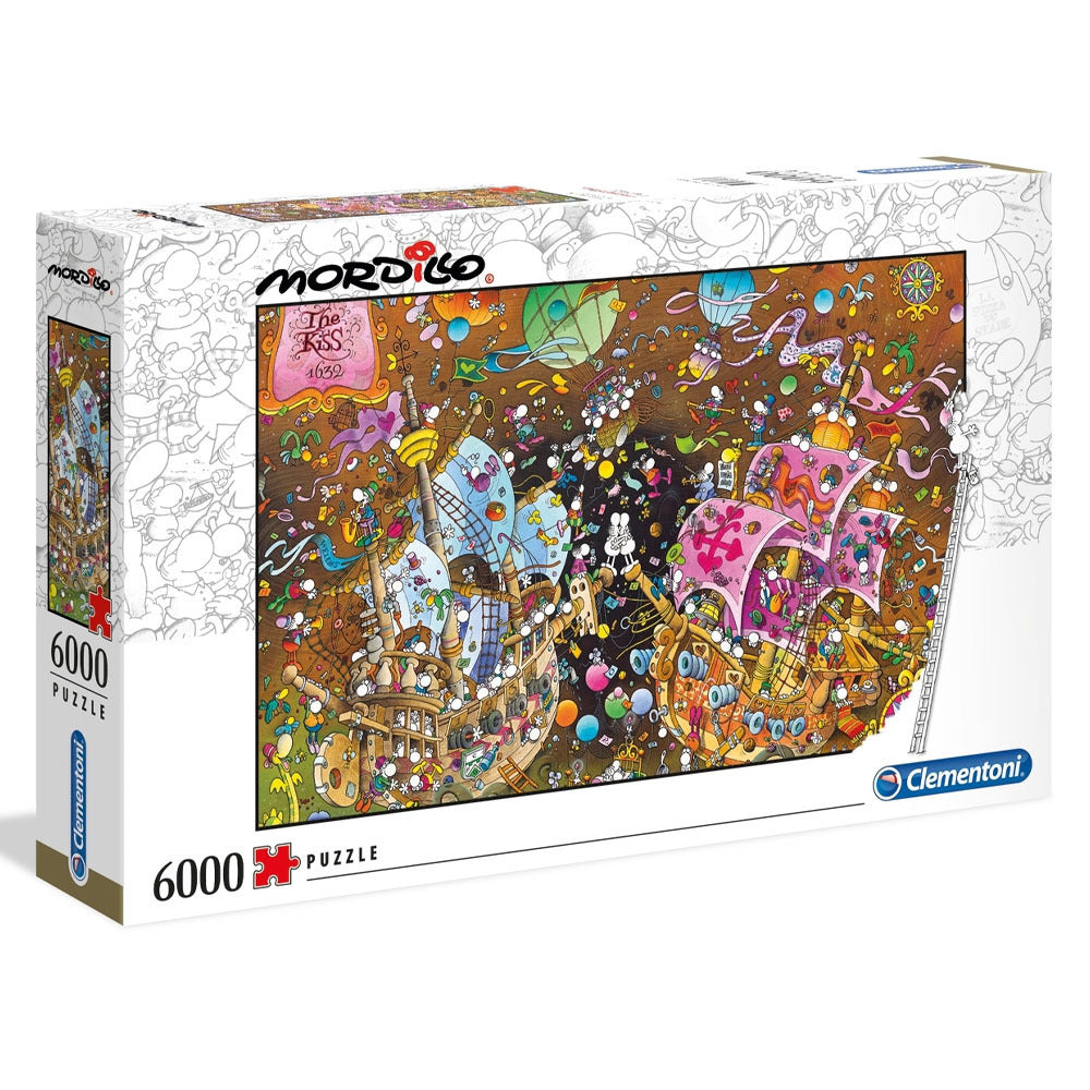 CLEMENTONI 6000 PIECE MORDILLO THE KISS PUZZLE - Toyworld Frankston