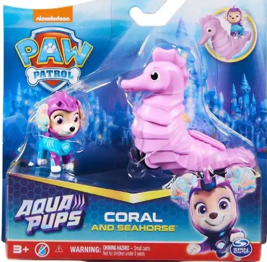 PAW PATROL AQUA HERO PUPS ASSORT - CORAL - Toyworld Frankston