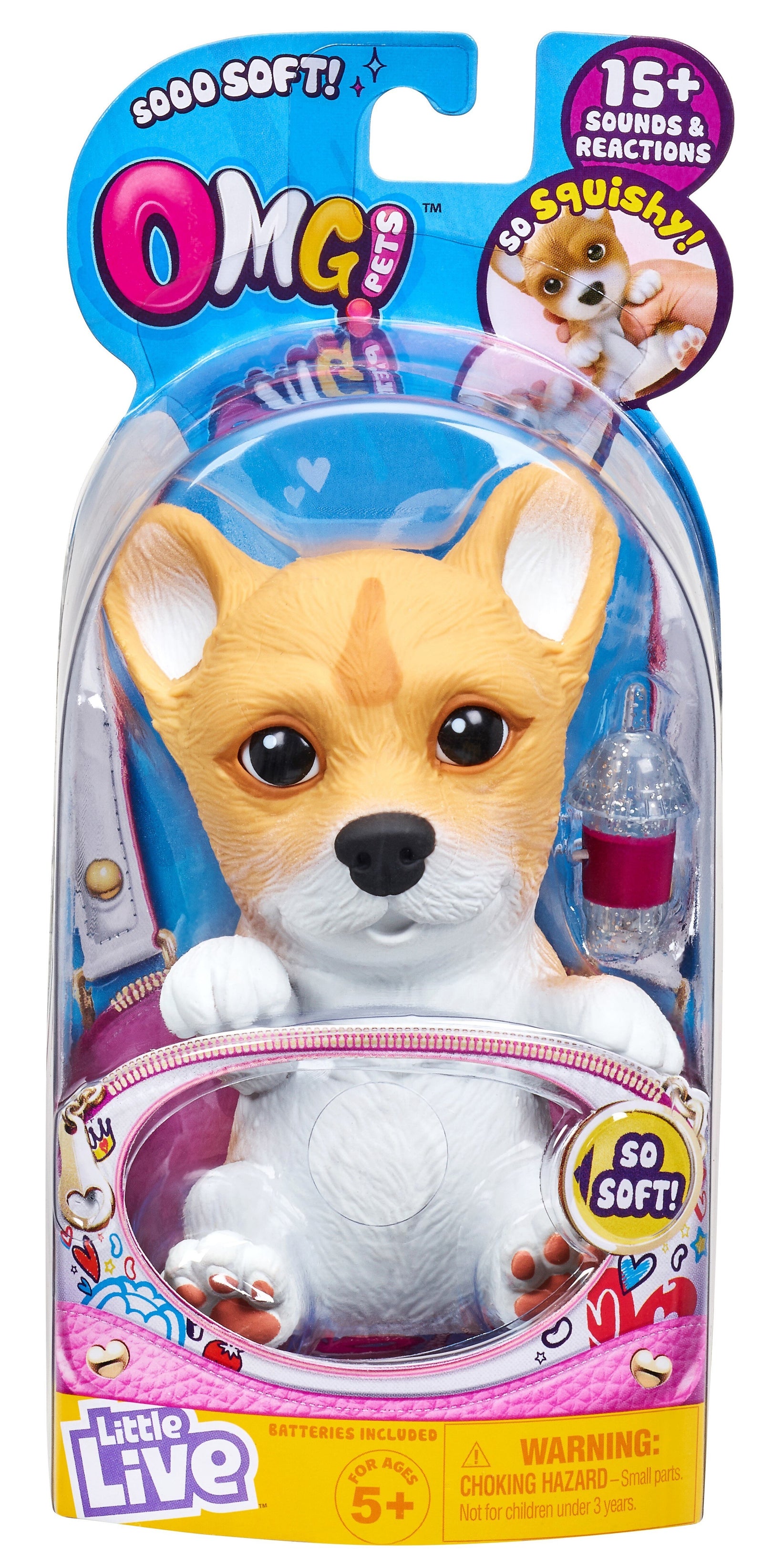 LITTLE LIVE OMG PETS DOGS - CORGI | LITTLE LIVE PETS | Toyworld Frankston