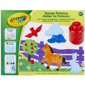 CRAYOLA SPONGE PAINTING ACTIVITY SET - Toyworld Frankston